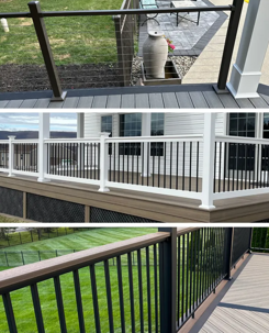 deck with railing