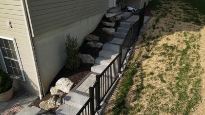 hardscaping steps Photo